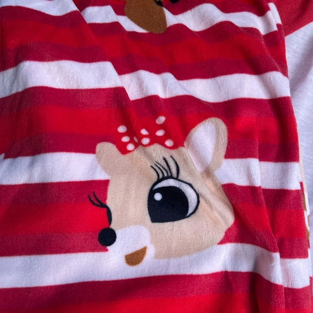 NWT LT Rudolph red nosed reindeer christmas matching family pajamas mens TALL - Picture 5 of 8